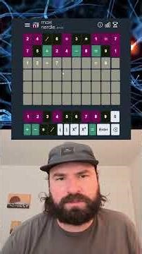 Big math #nerdle #wordle