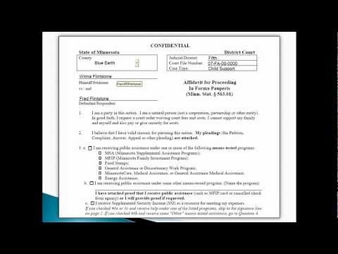 Chapter 6 - Fee Waiver Forms