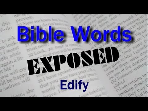 Edify (Bible Words Exposed series)