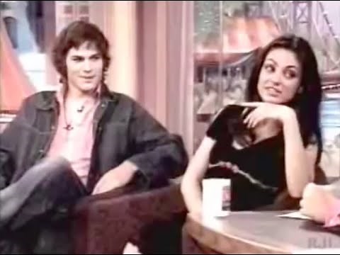 Mila Kunis and Ashton Kutcher interview 2002
