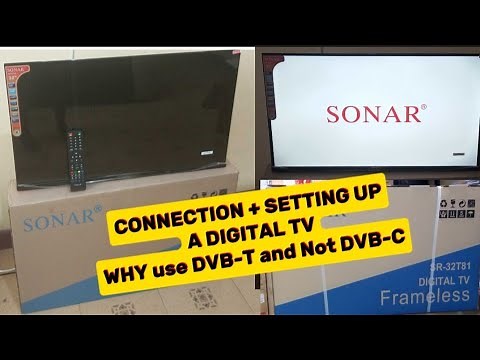 HOW TO SET UP A NEW DIGITAL TV || SETTING UP SONAR 32'' DIGITAL