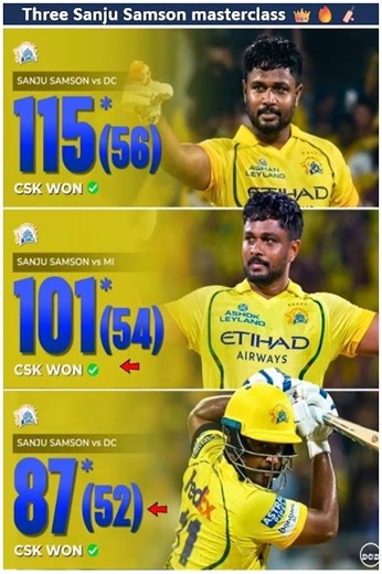 Three Sanju Samson masterclass 👑 #ipl2026 #shortsfeed #cskvsdc #sanjusamson #karthiksharma