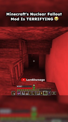 Lord0wnage on Instagram: "Minecraft's Nuclear Fallout Mod Is TERRIFYING #minecraft #horror #chernobyl"