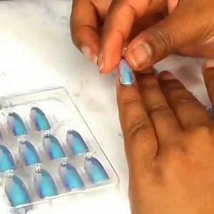 Here’s a quick and fun tutorial on how to apply KISS Gel Fantasy nails in style ‘Locked Out’. Keep ‘em in mind next time you’re in a pinch and need a mani, pronto! 🎬 by @makeupbysusany #KISSGelfantasy #KISSGlamfantasy #NOTD | Kiss Nails