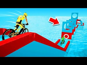 JUMP Through The HOLE In The WALL Or LOSE! (Descenders Wipeout)
