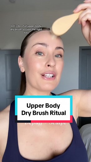 Ultimate Upper Body Dry Brush Tutorial for Lymphatic Drainage