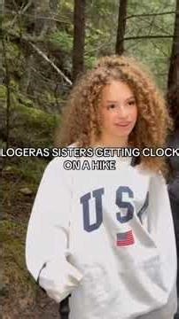 kalogeras sisters getting clocked on a hike #shorts