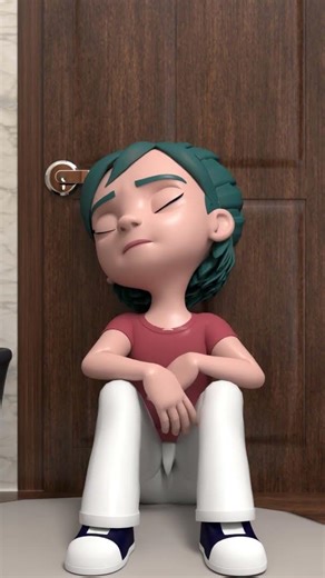 3D Animation Short | Bathroom Scene