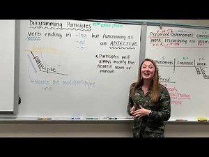 Diagramming Participles and Participial Phrases