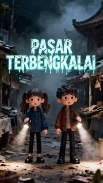 DULU PASAR INI RAMAI, KINI TERBENGKALAI 👀 #shorts #short #horrorstories #claymation