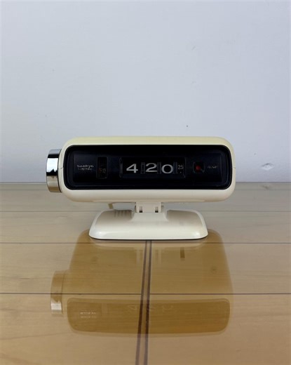 Vintage Sankyo 101 Digital Clock, Sankyo Clock, Flip, Roll, Alarm Clock, Space Age, 70s, Japan, Minimalism, Mid Century - Etsy UK
