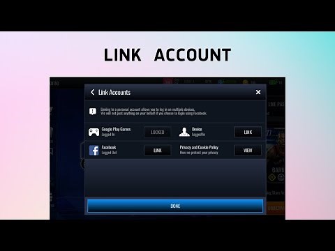 How to Link Facebook With NBA LIVE Mobile Account