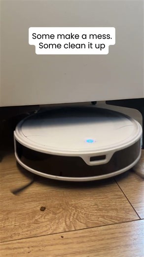 Some make a mess. Some clean it up#lefant #shorts #cleanwithme #housecleaning #robotvacuum #viral