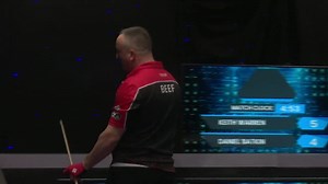 Keith Warren defeats Daniel Batkin 6-4 to reach tonight's final. He certainly enjoyed this brilliant break clearance in frame nine! #UltimatePool 🎱 | Ultimate Pool