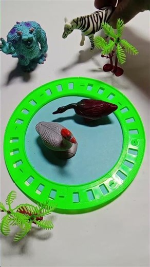 “Tiny Train Circle With Floating Ducks 🦆🚂✨”