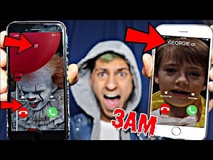 DO NOT CALL GEORGIE AND PENNYWISE FROM IT MOVIE AT 3AM!! *OMG THEY ACTUALLY ANSWERED*