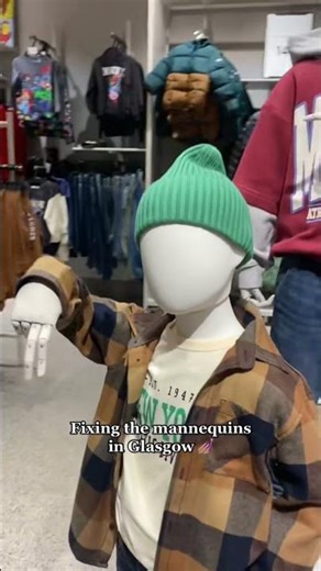 Funny mannequins in shopping malls🤣 #USA#funny#fyp#trend#model