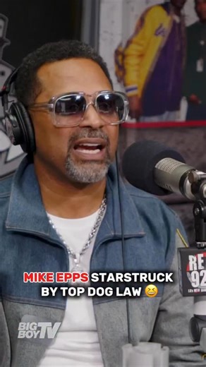 You’ve heard the Top Dog Law commercial — but Mike Epps met the man himself! 👀😂 Listen to our convo on @Real923LA and make us #1 on your preset with @BigBoy’s Neighborhood! | Big Boy