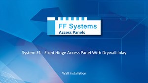 Watch System F1 - Fixed Hinge Access Panel - Wall Installation on Amazon Live