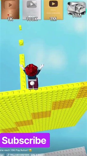 SUBSCRIBE NOW TO GFET PLAY BUTTON ▶️ #roblox #viral