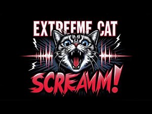 Loud Cat Scream Sound Effect | Intense Feline Fight & Fear Sound