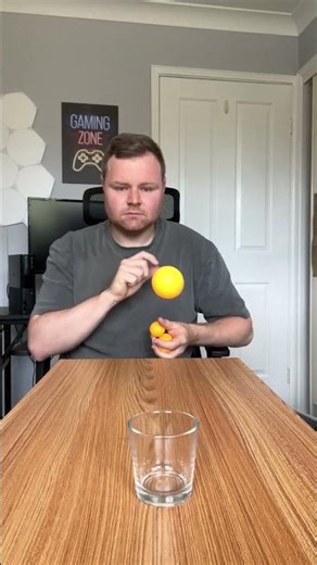 Ping Pong Trick Shot Into Shot Glass