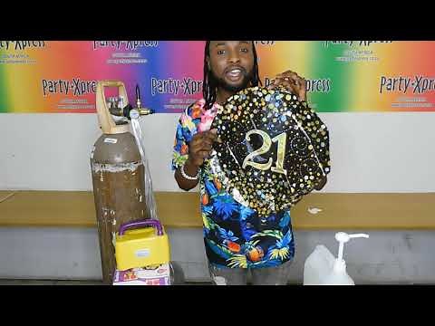 PARTY XPRESS-HOW TO INFLATE A FOIL BALLOON PART2