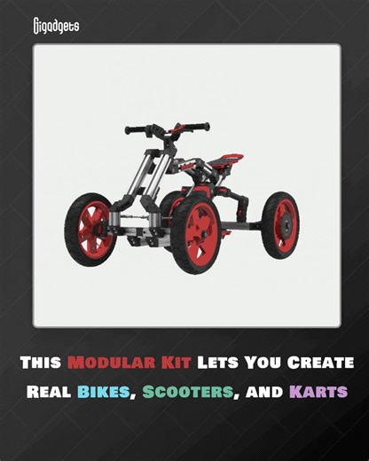 The Infento Modular Kit is the ultimate gift for kids, allowing you to build endless rides together. From tricycles and scooters to electric karts and quads, this single kit lets you create up to 71 unique, life-sized vehicles. You can follow the provided manuals or let your imagination run wild to build original creations. Made with premium materials, this system is designed to grow with your family, saving you thousands in future purchases. It’s more than just a ride—it’s a hands-on experience