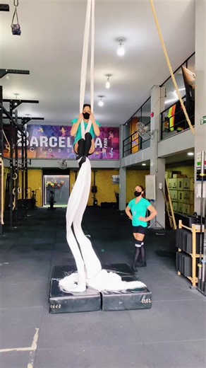 Aerial Silks Duo Acrobatics | Tag a Friend to Try this Duosilks!