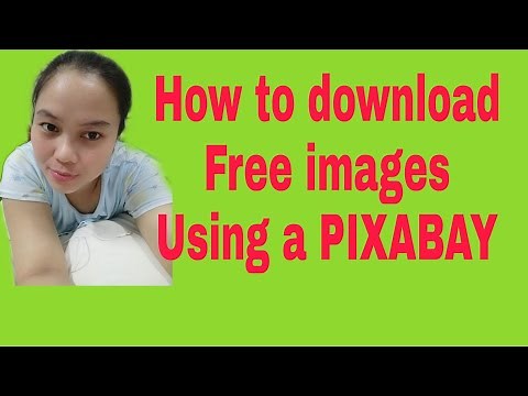 How to download free images(using a pixabay)