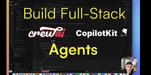 Build Full-Stack AI Agents with Custom React Components (CopilotKit   CrewAI)