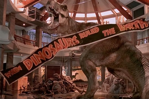 Why Steven Spielberg Didn't Mind Silent, Sneaky T. Rex in Jurassic Park Climax