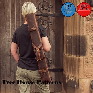 Leather Pool Cue Case Pattern: PDF & DXF Digital Download - Etsy