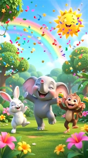 Elephant Dance Song 🐘 | Stomp Stomp Stomp! | Fun Animal Dance Song for Kids #cartoon