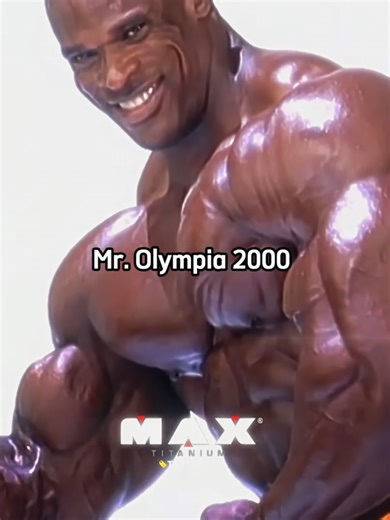 Mr. Olympia 2000 e Promoção Max Titanium