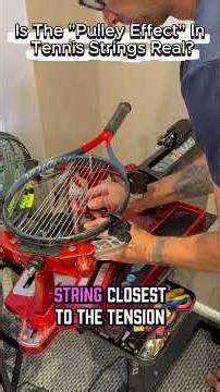 I Tested the Tennis String “Pulley Effect”… The Results Were Surprising