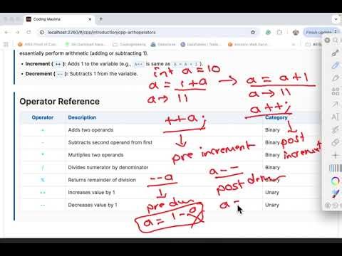 Cpp Operators Class-1 | Cpp | Datatypes in Cpp | Coding Maxima | Coding