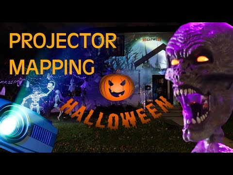 My EPIC Halloween House Projection Mapping Show 2025!