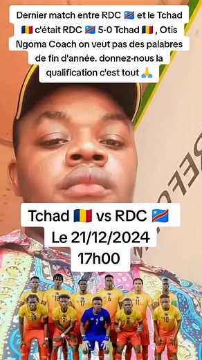 Tchad vs RDC Football Match Highlights