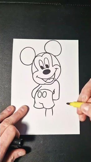 how to draw mickey mouse #drawing #art #anime #sketch #artist