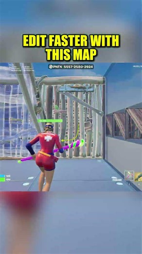 The BEST map to EDIT FASTER 😈 #fortnite #fortniteclips
