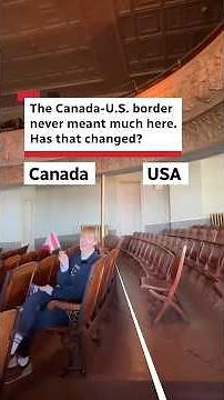 The Canada-U.S. border runs right through this community