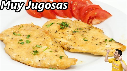 Receta Fácil Para Filetes De Pollo Jugosos, Pechugas Diferentes Que Quedan Súper Ricas