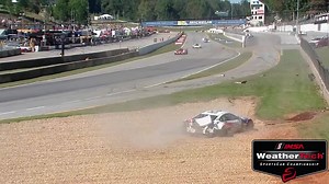 27K views · 444 reactions | A big hit for the Turner Motrsport No. 96, Dillon Machavern was able to exit the car. | IMSA | Facebook