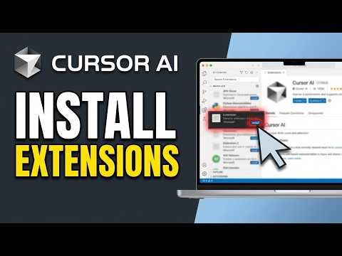 How to Install Extensions in Cursor.Ai 2026 (Full Guide)