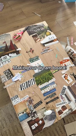 2026 dream board! Never too late to dream big! #dreamboard