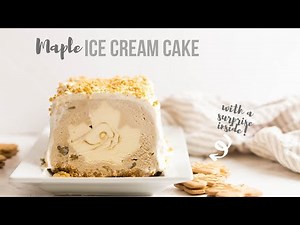 Maple Ice Cream Cake - perfect for Canada Day! | The Recipe Rebel