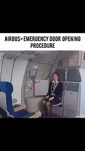 AIRBUS> EMERGENCY DOOR OPENING PROCEDURE . . | cabin_crews
