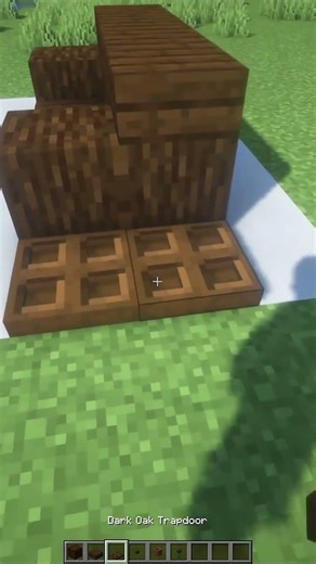 Minecraft Dark Oak/Spruse Sofa #minecraft #minecraftbuilding #mctutorial #build #mcpe #aesthetic