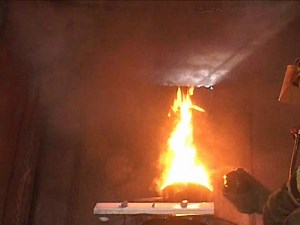 A grease fire happens when cooking oil becomes too hot and begins to smoke. In the event of a grease fire: turn off the heat, put a lid over the pot, and carefully extinguish using baking soda or salt (NOT flour or sugar!). NEVER use water to extinguish a grease fire. A Class B dry chemical fire extinguisher can be used as a last resort. If you suspect that you cannot control the fire call 9-1-1. | Township of Brock